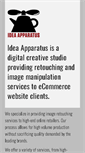 Mobile Screenshot of ideaapparatus.com